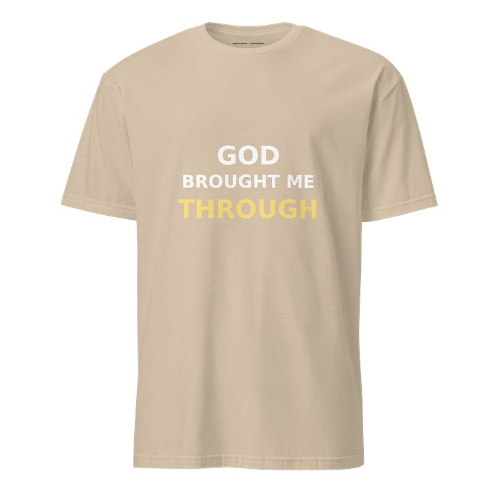 God Brought Me Through -Testimony Tee product image (1)