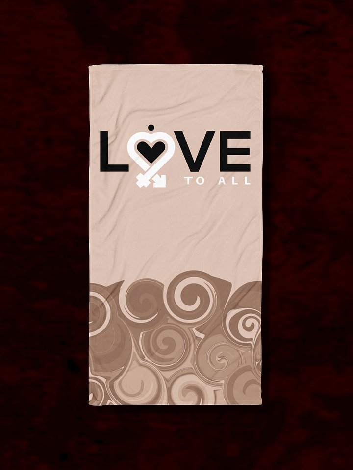 L2A Brown Swirl Towel product image (1)