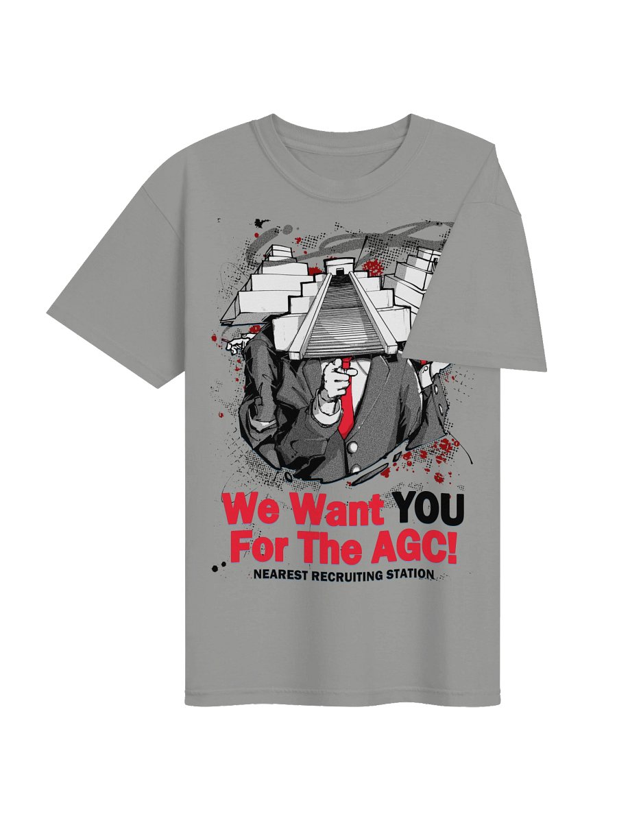 AGC RECRUIT TEE GRAY product image (4)