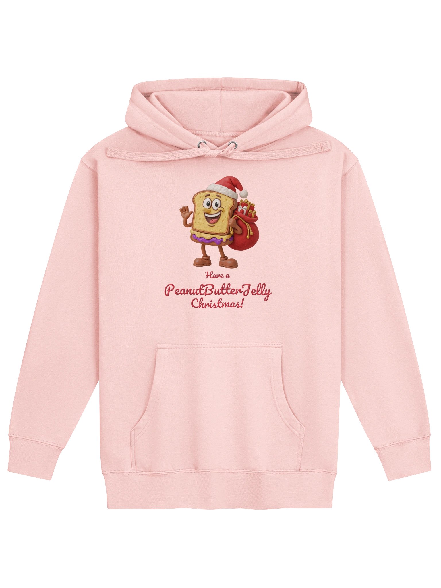 PeanutButterJelly Holiday Hoodie – Adult (Pink or White) product image (1)