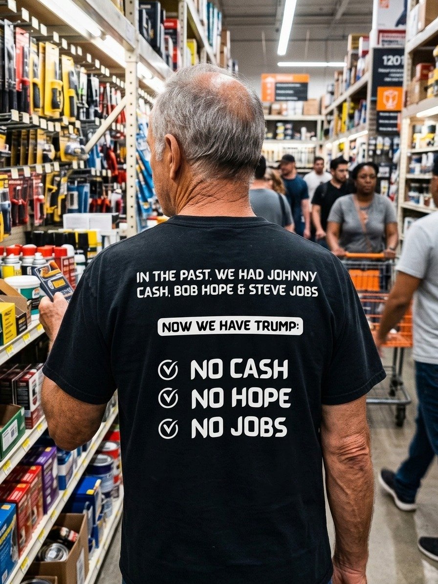 IN THE PAST, WE HAD JOHNNY CASH, BOB HOPE & STEVE JOBS T-shirt product image (1)
