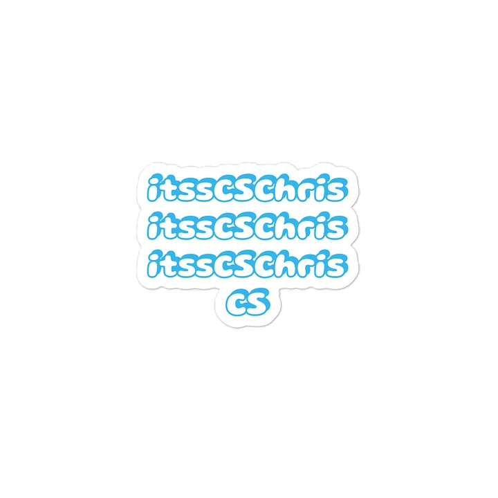 itssCSChris itssCSChris itssCSChris CS Sticker product image (1)