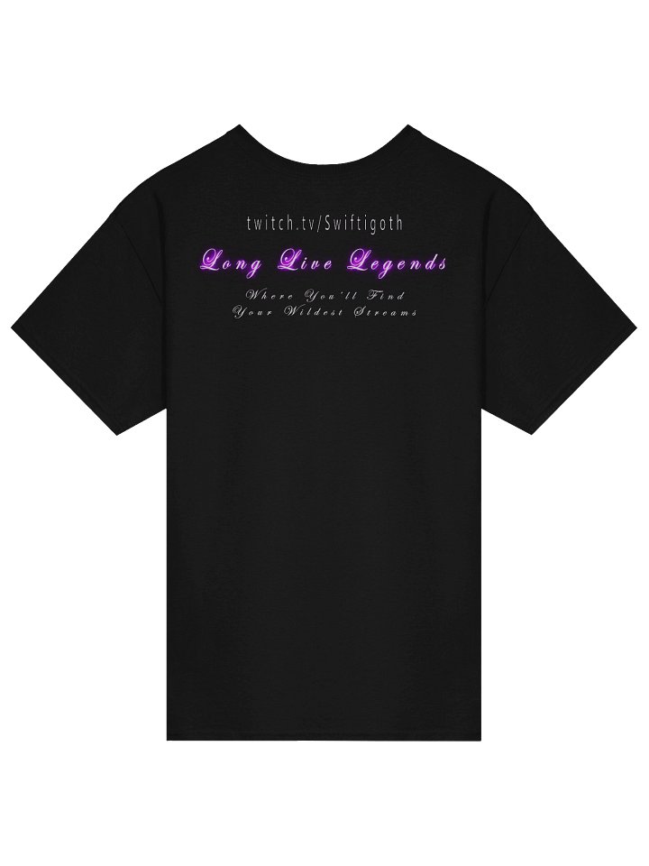 Long Live Legends, Purple Text T-Shirt product image (2)