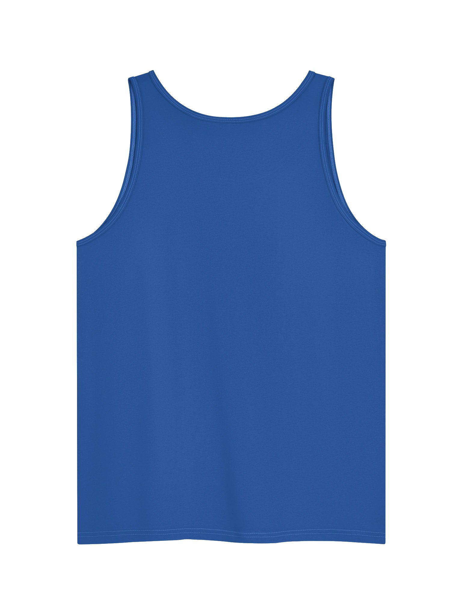 Men's Blue & Red Jersey Tank Top | Premium Fit product image (2)