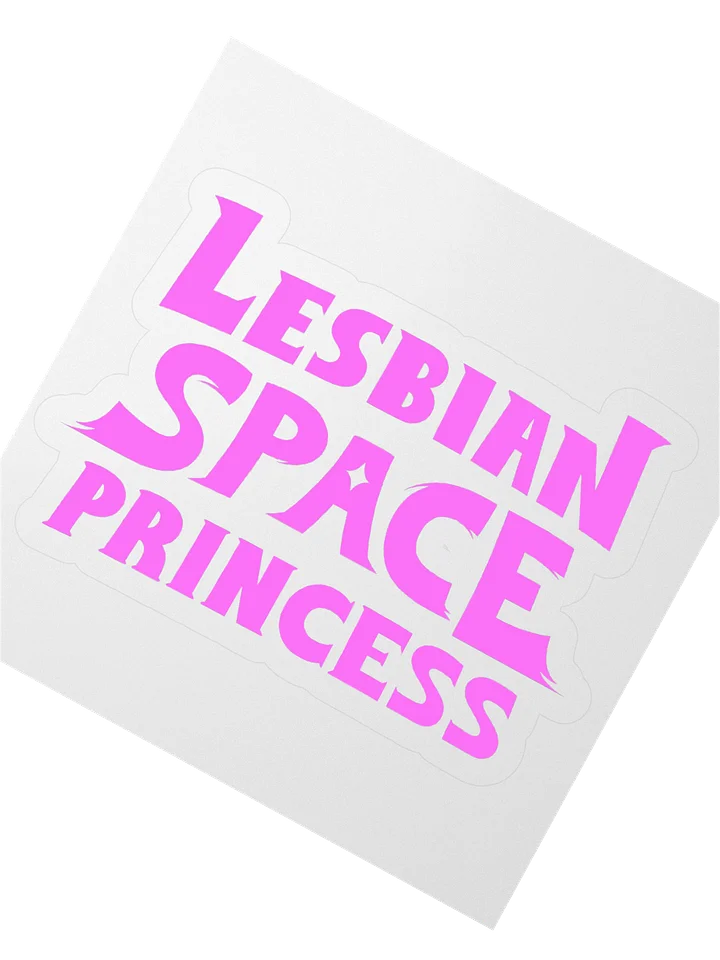 Lesbian Space Princess Logo Sticker product image (2)