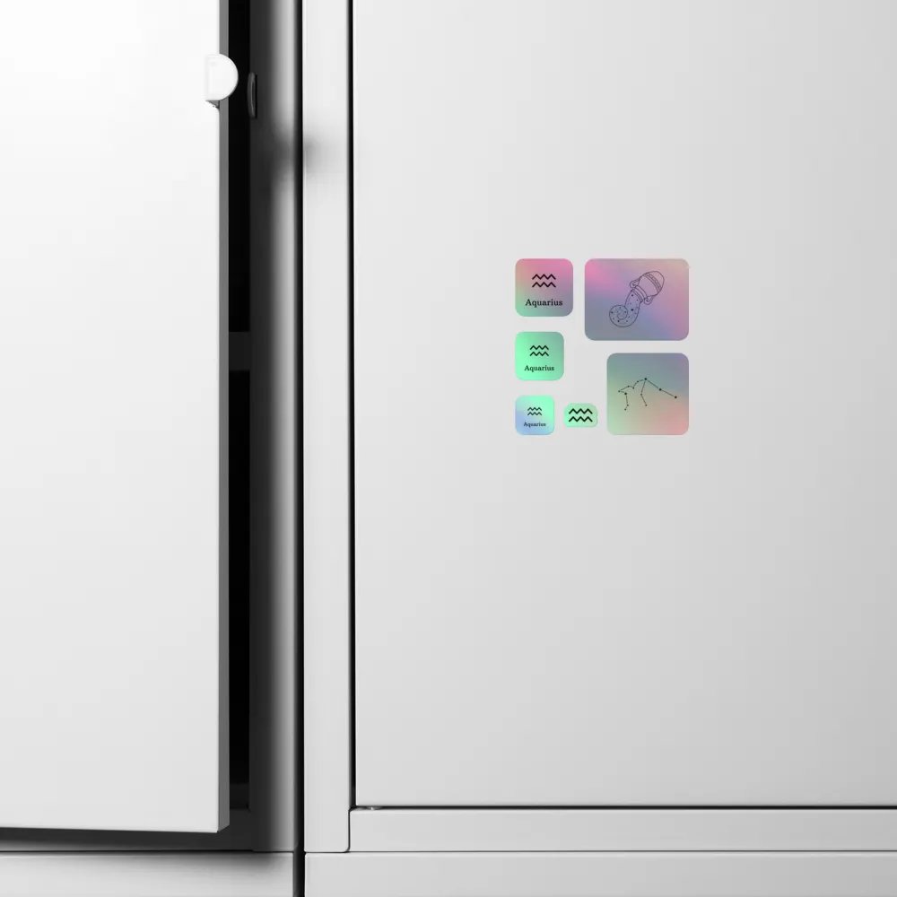 Zodiac Aquarius - Holographic Sticker Set product image (5)