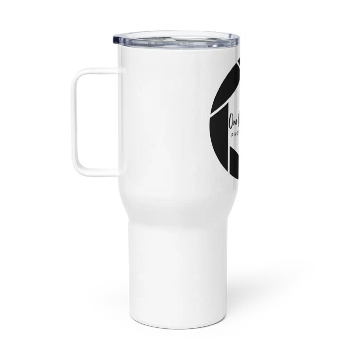 One Moore Snap Photography Logo Travel Tumbler - White Only product image (1)