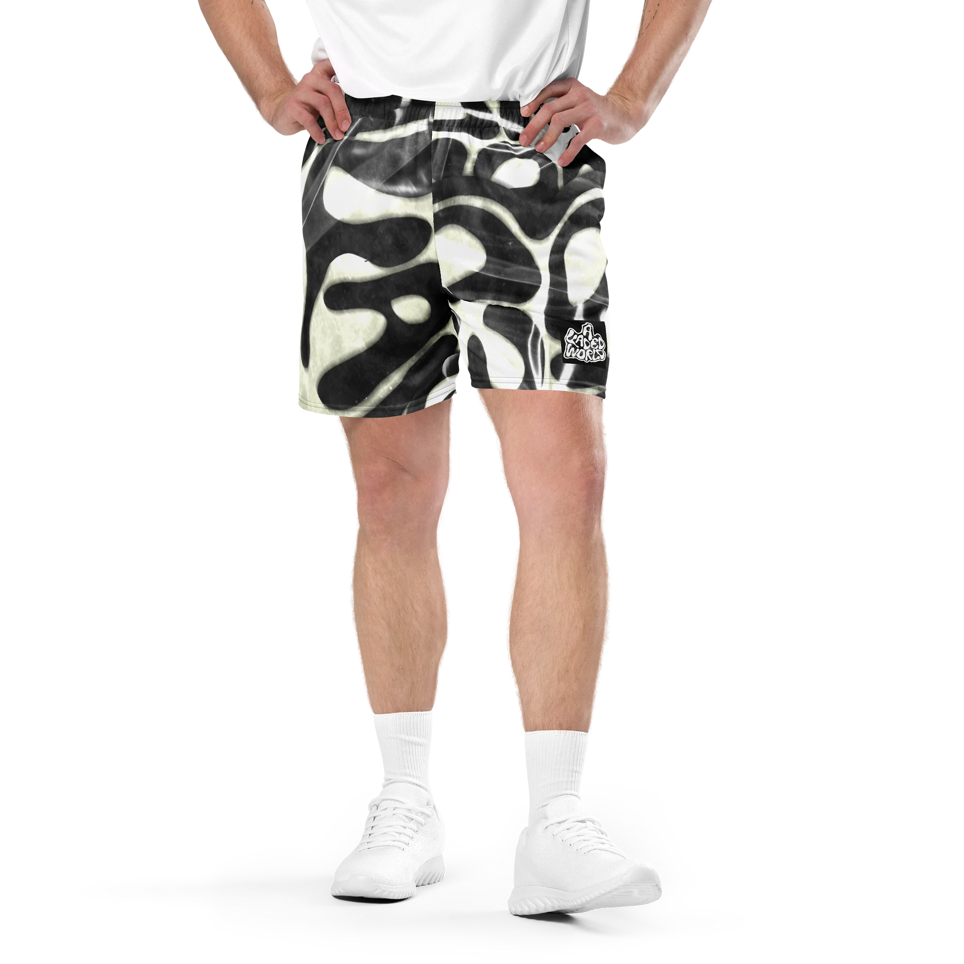 A Faded World AFW Shorts White product image (4)