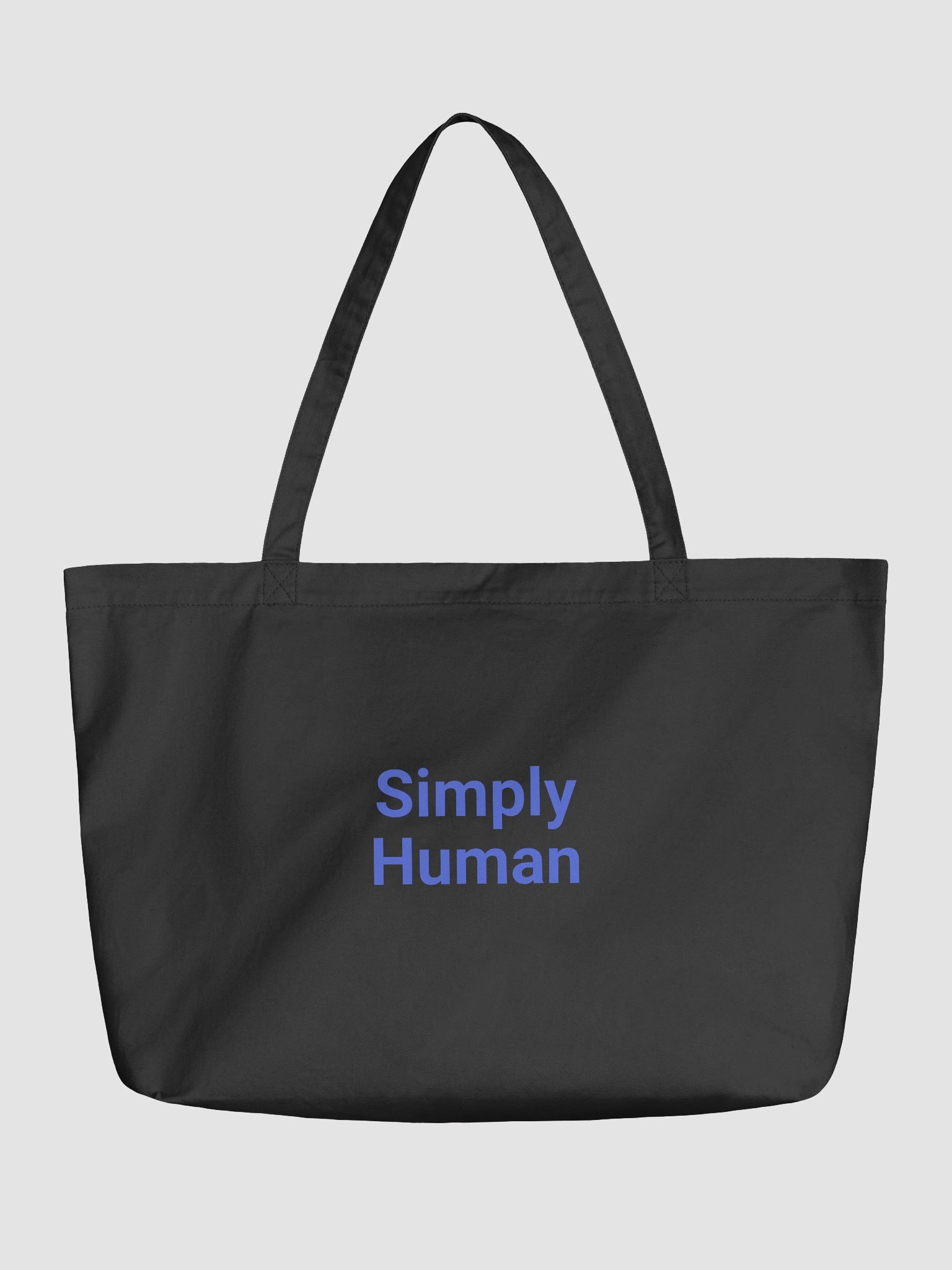 “Simply Human” My Vibe Black Tote Bag #2 product image (1)