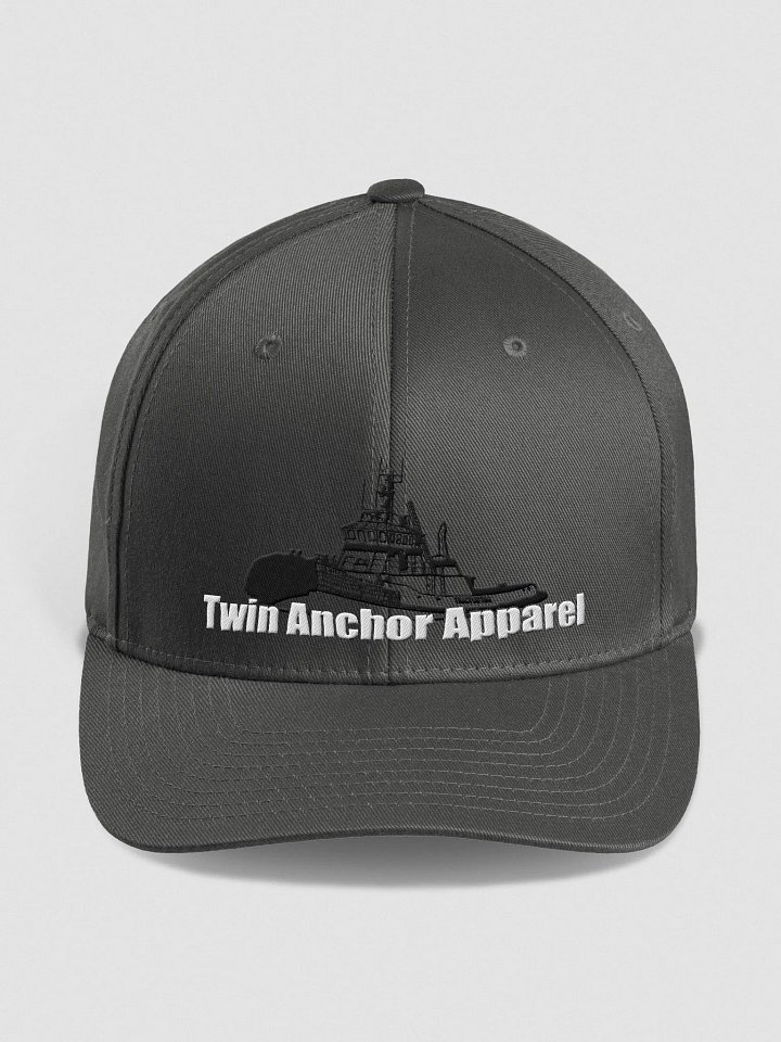 Black Marco tug Fitted Flexfit Cap product image (1)
