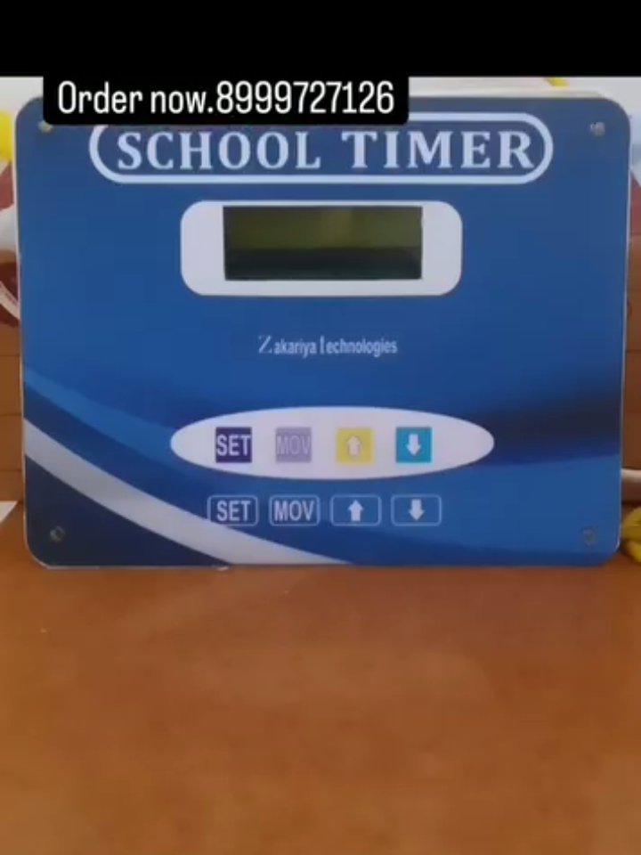 Automatic School Bell System Digital Timer product image (1)