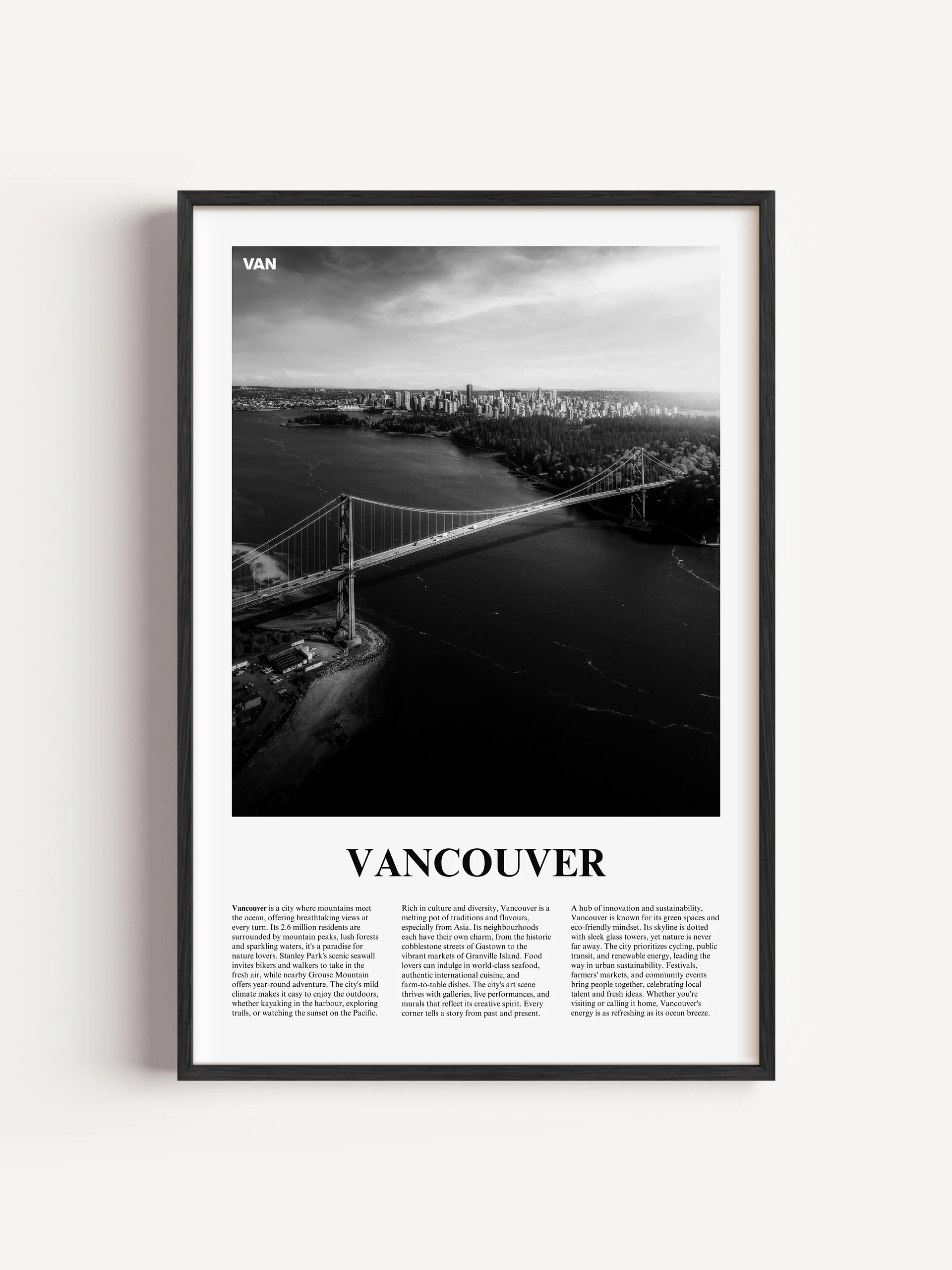Vancouver 03 Newspaper Poster product image (5)