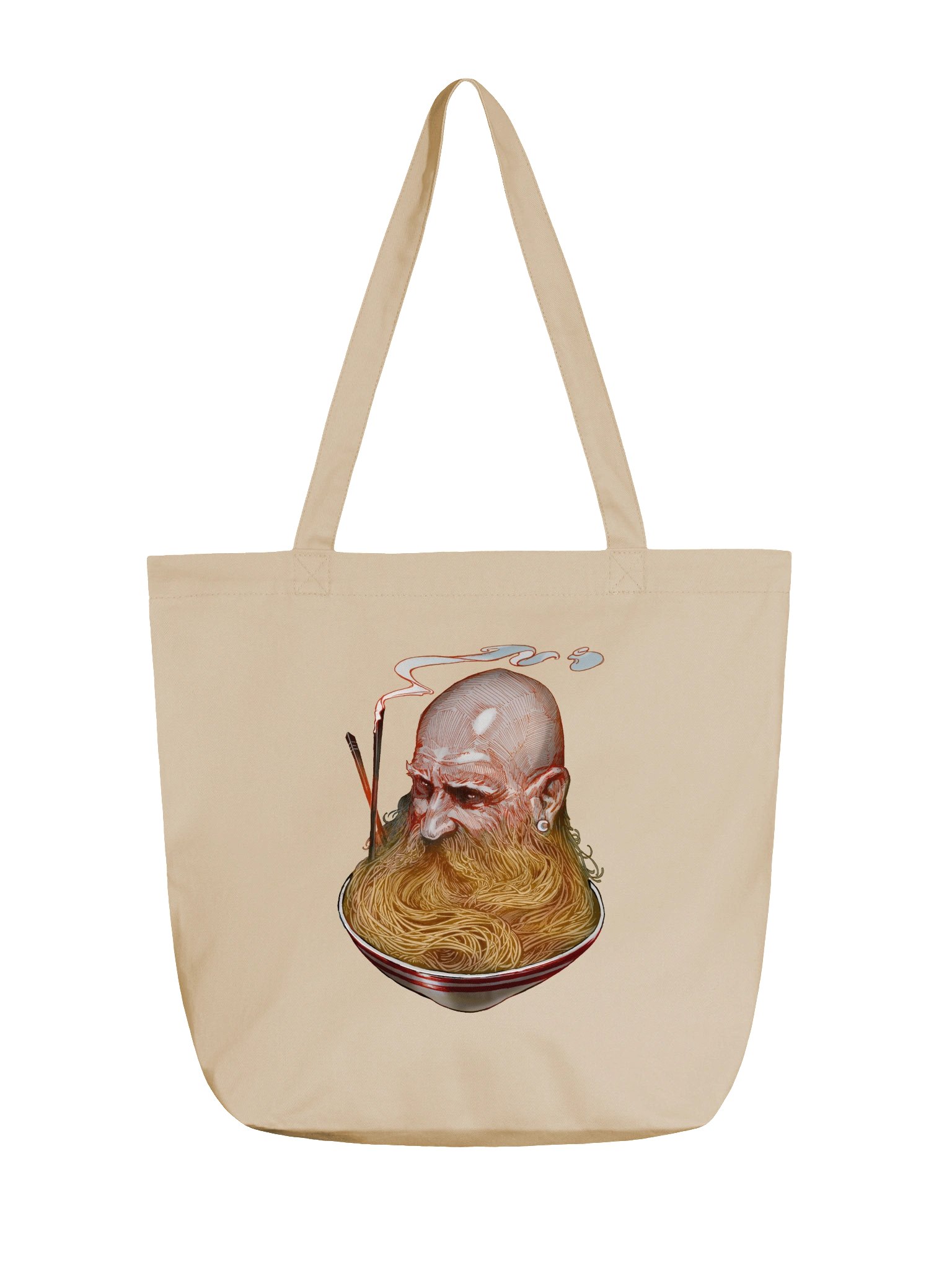 Eco Tote Bag "Grandpa loves noodles" product image (1)