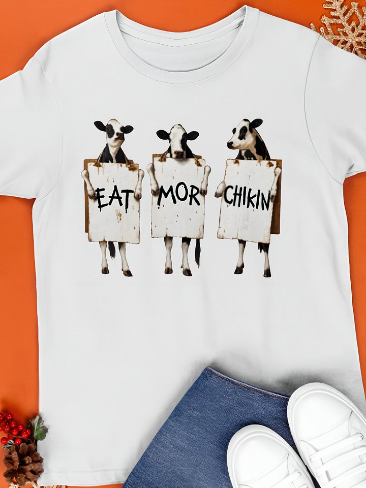 2026 Chikin Chick Fil Eat More Chicken Cow Shirt product image (1)