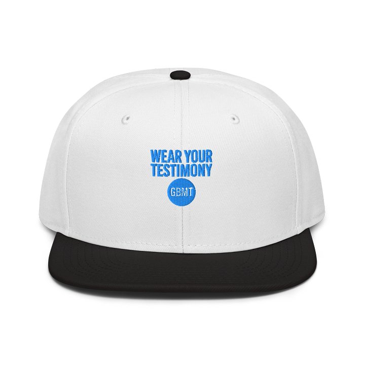 Wear Your Testimony GBMT Snapback. product image (1)