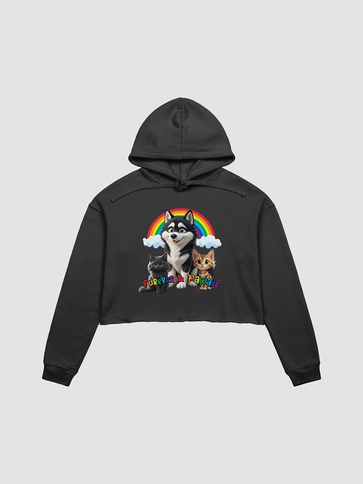 Furever & Always Fleece Crop Hoodie product image (1)