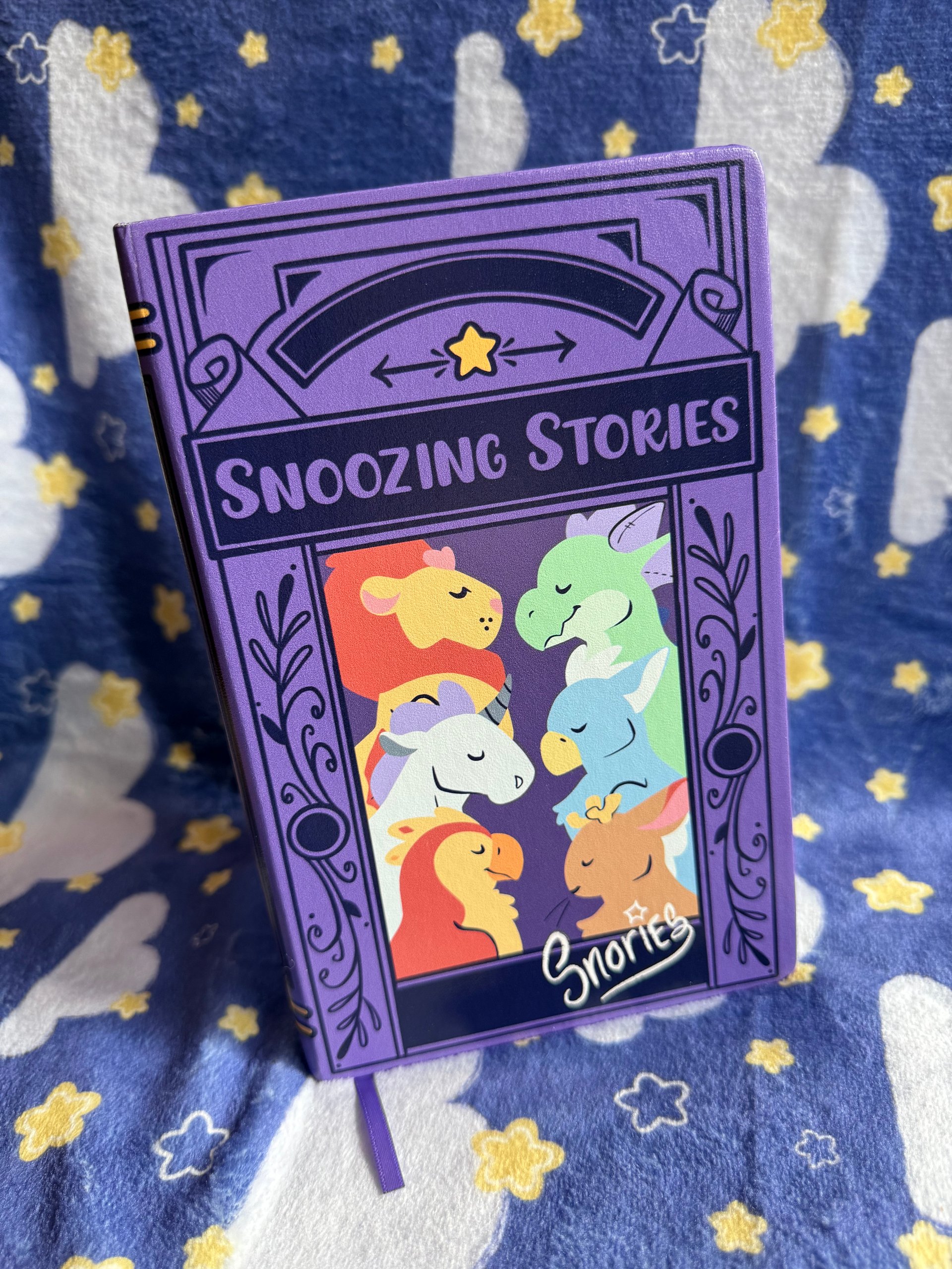 Purple Story Book Dotted Journal product image (1)