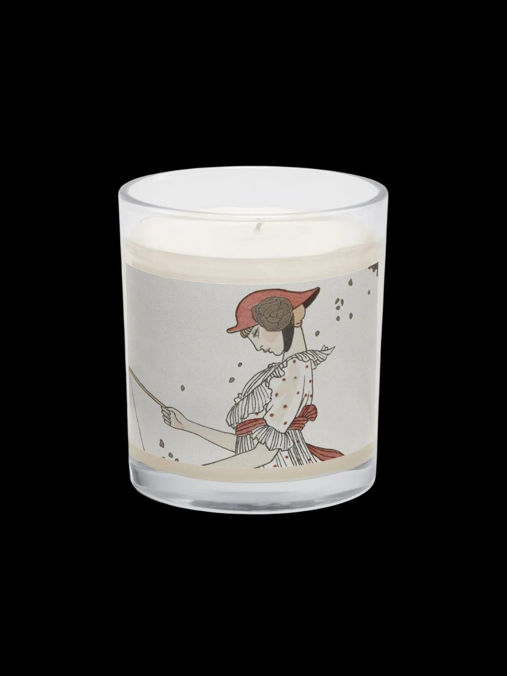Costumes. Soy Wax Candle In A Clear Glass Jar. product image (2)