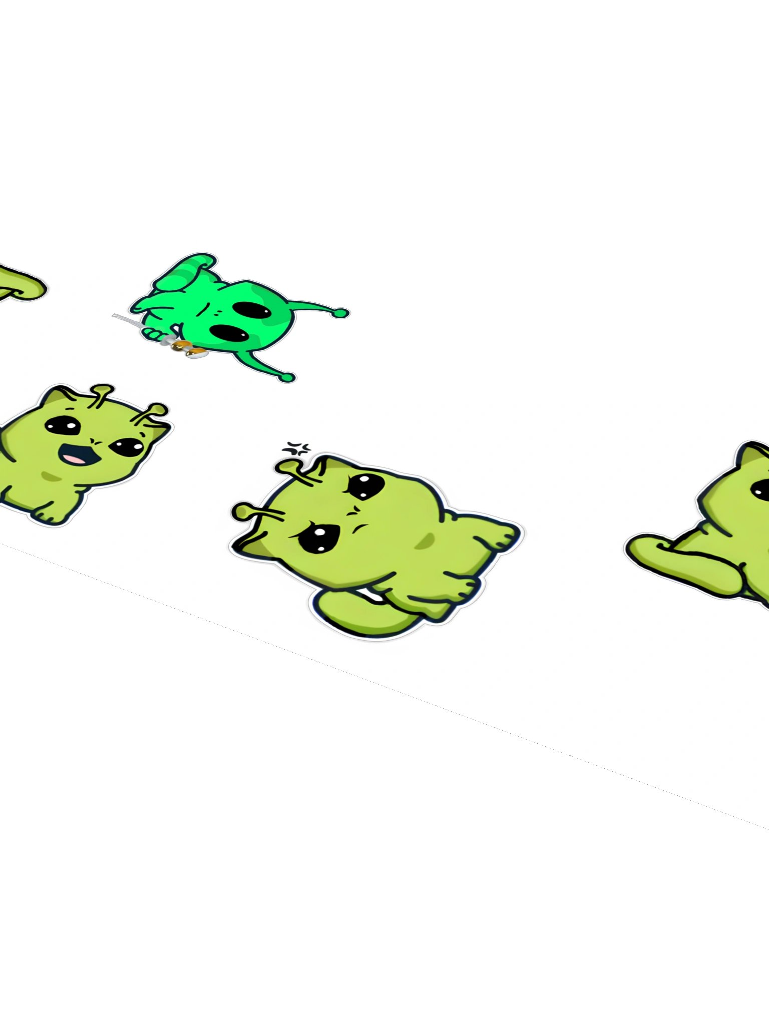 GREEN ALIEN Marsey Sticker Sheet product image (4)