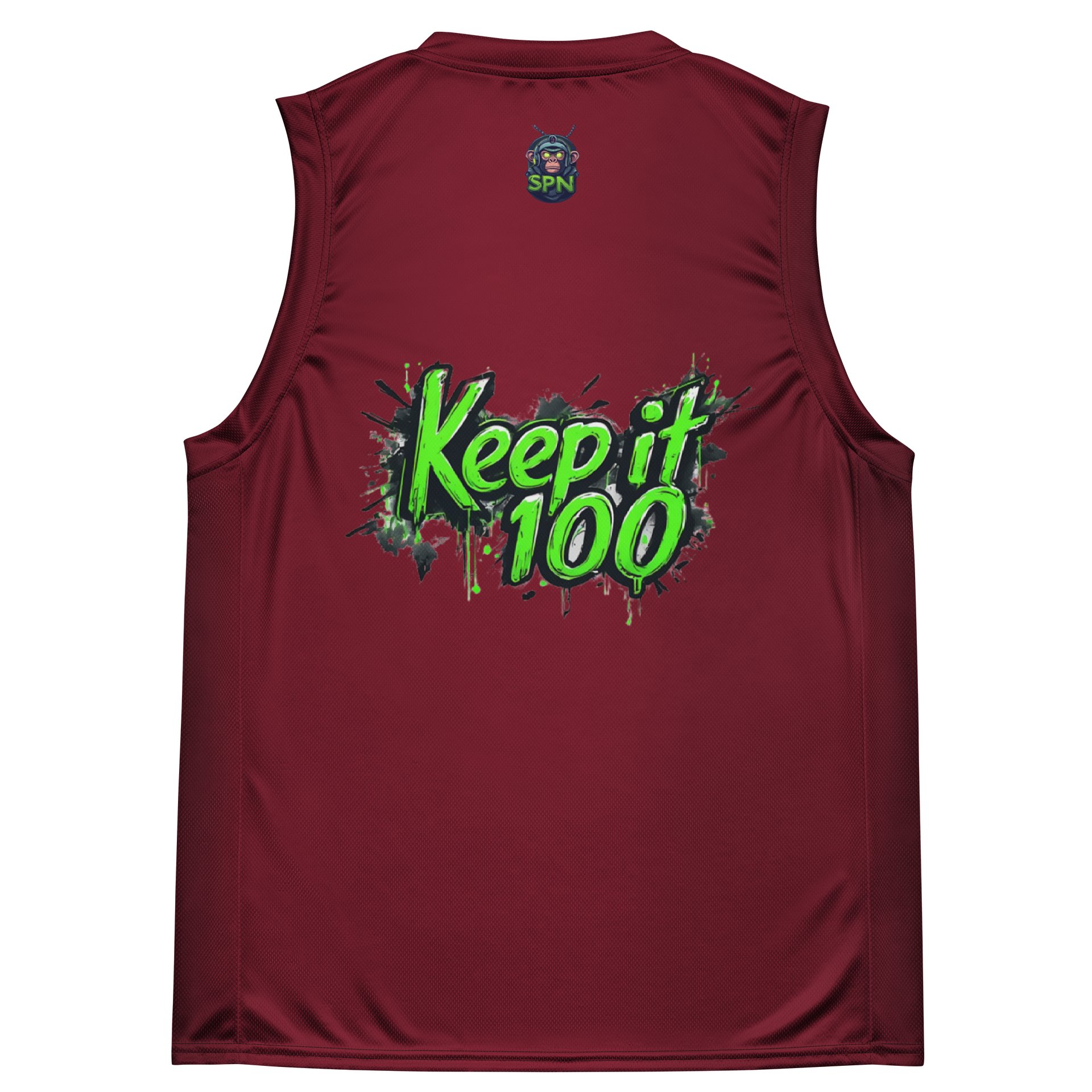 Graffiti What's The Word Unisex Basketball Jersey product image (4)