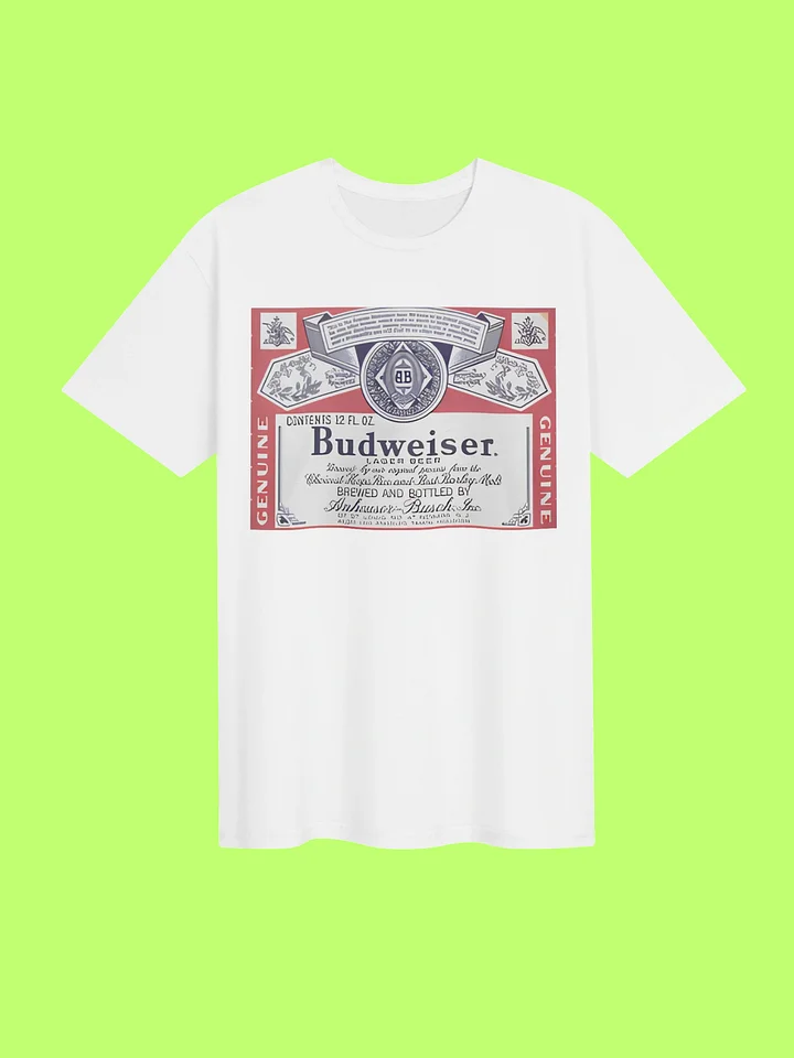 Budweiser Genuine Draft Retro Graphic Shirt product image (151)
