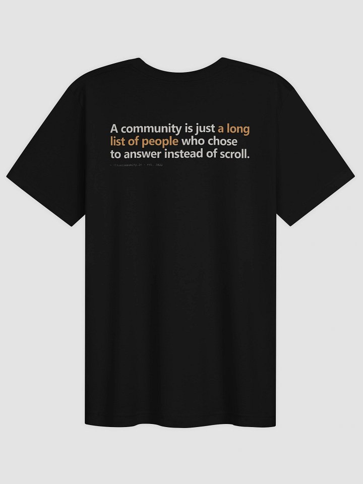 Community T-Shirt product image (1)