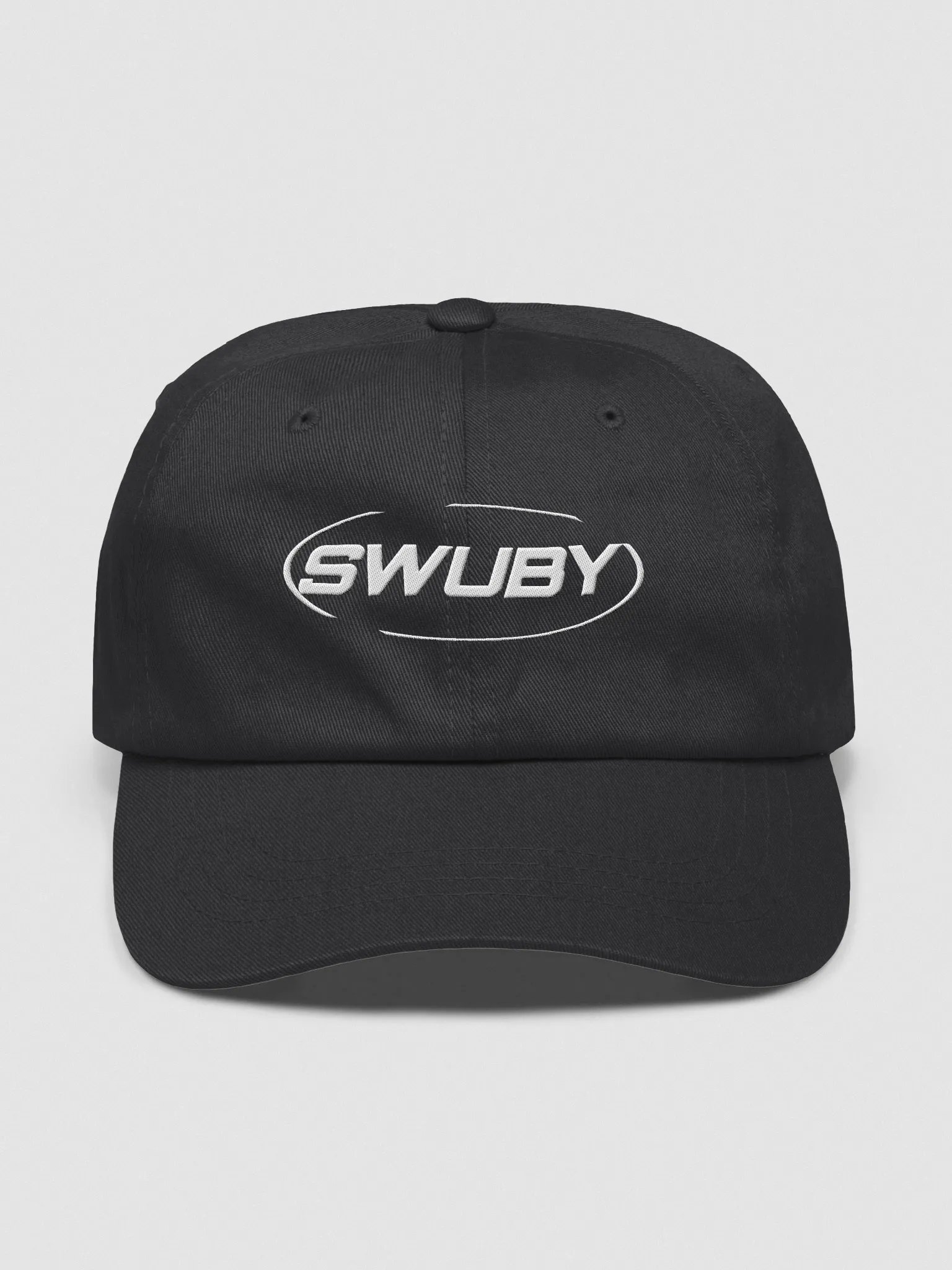 white logo dad hat product image (1)