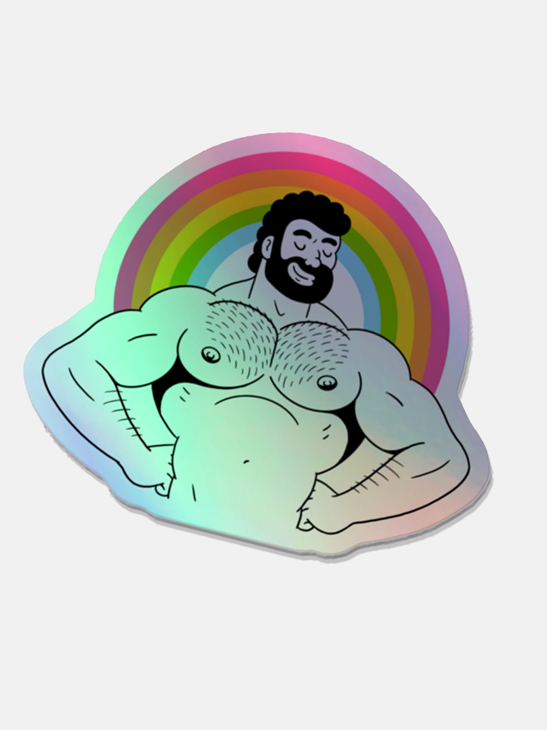 Rainbow Pride Holo Sticker product image (2)