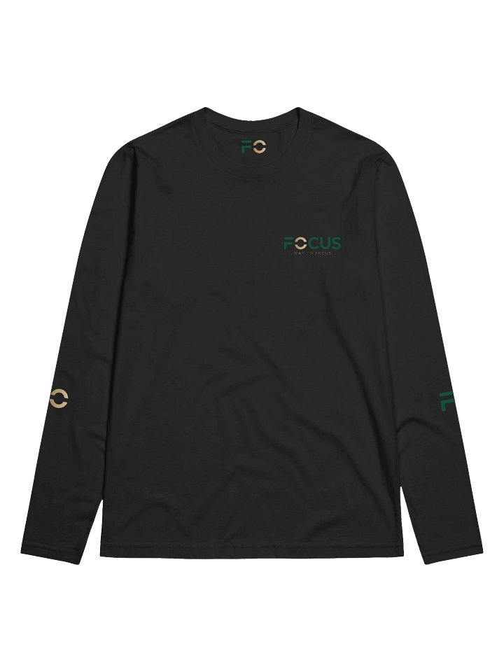 FOCUS Fitted Long Sleeve — Black product image (1)