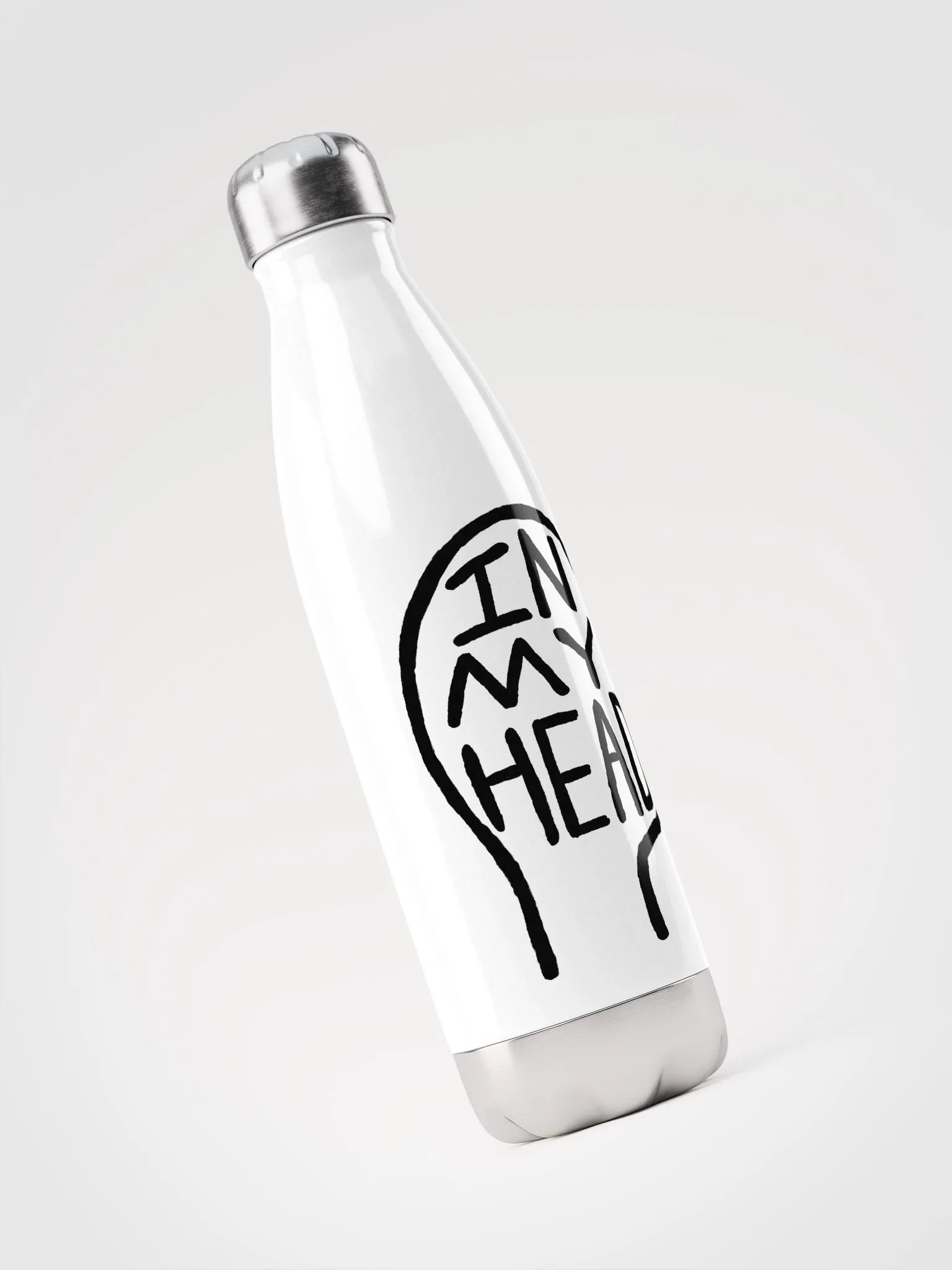 In My Head stainless steel water bottle product image (4)