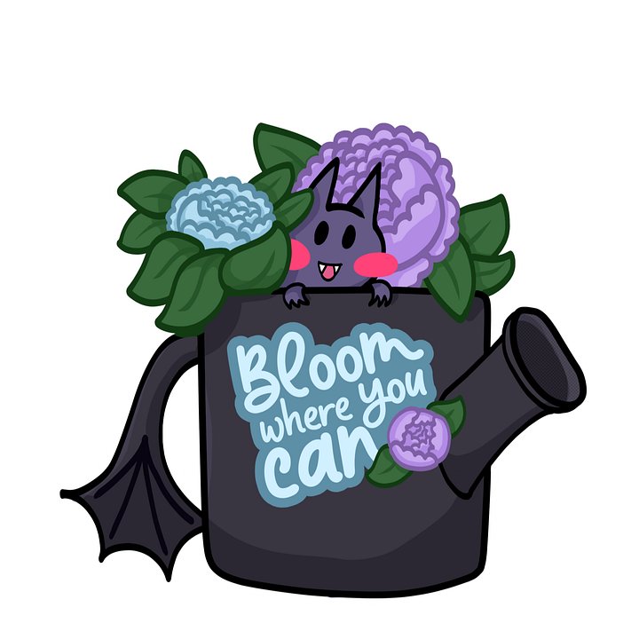 Bloom Where You Can Sticker (For water bottles) product image (1)