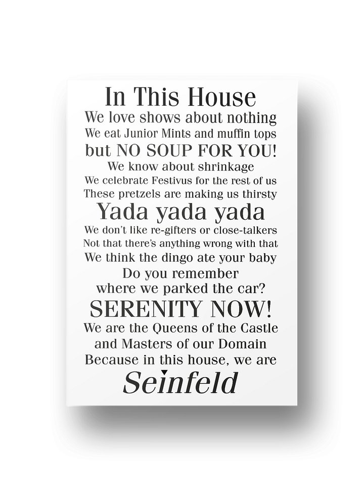 House Rules Poster product image (2)