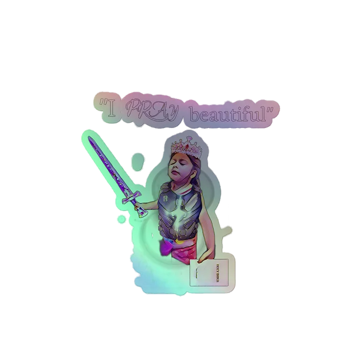 “I Pray Beautiful” - Sticker product image (2)