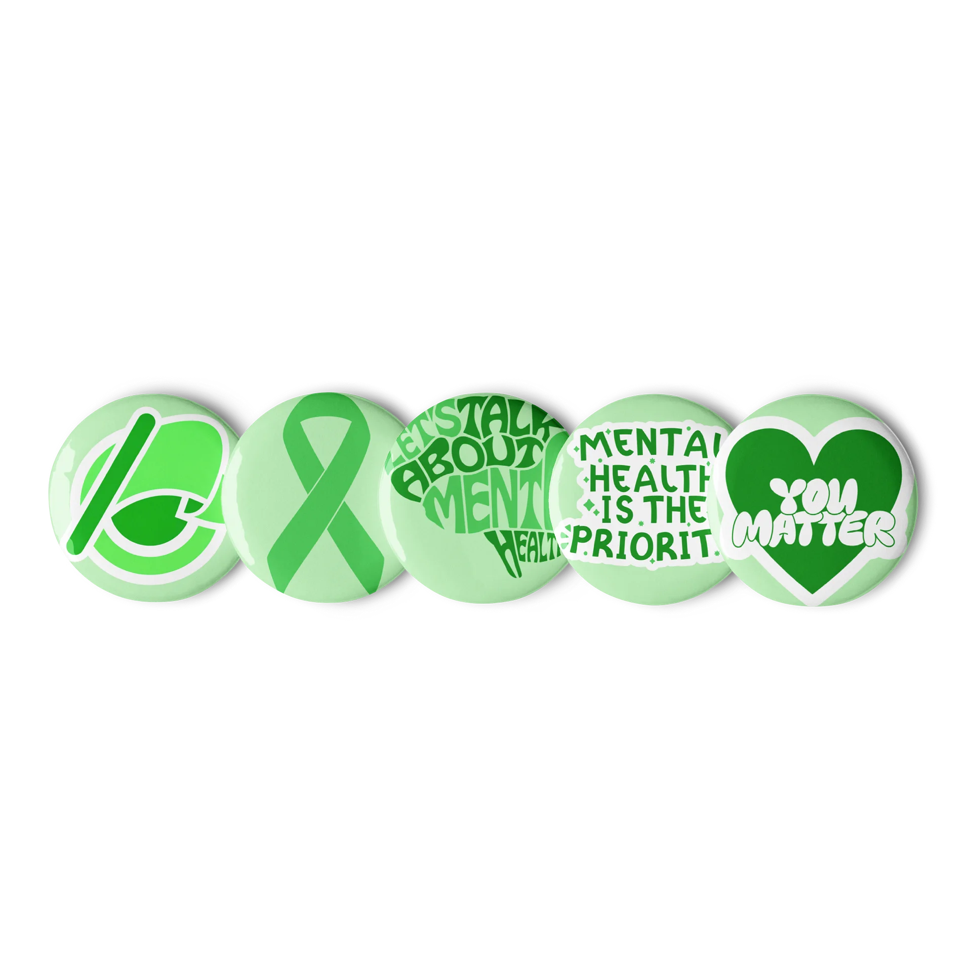 The Advertising Network Buttons (Mental Health Edition) - Set of 5 product image (1)