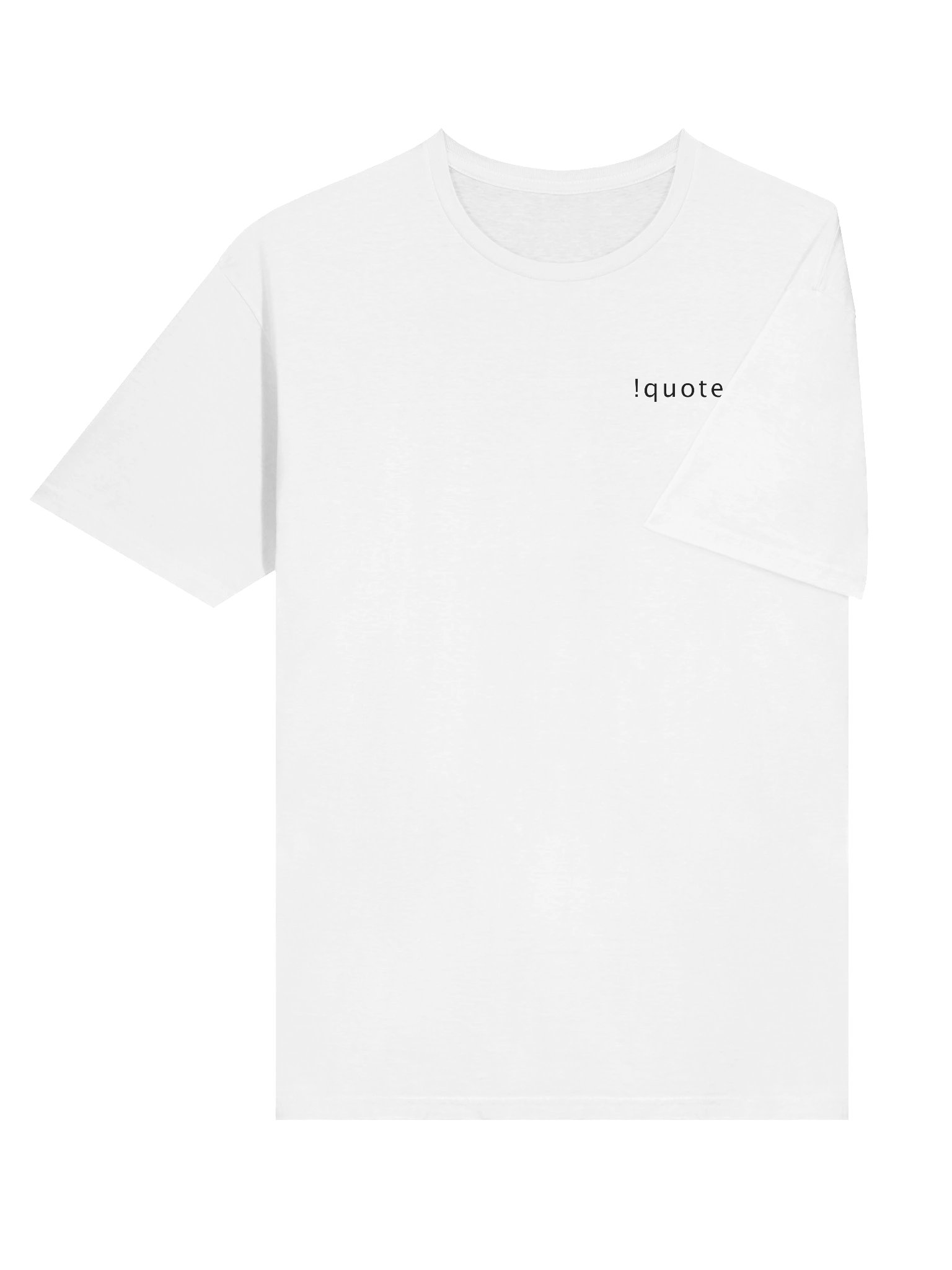 !quote 27 | White Tshirt product image (6)