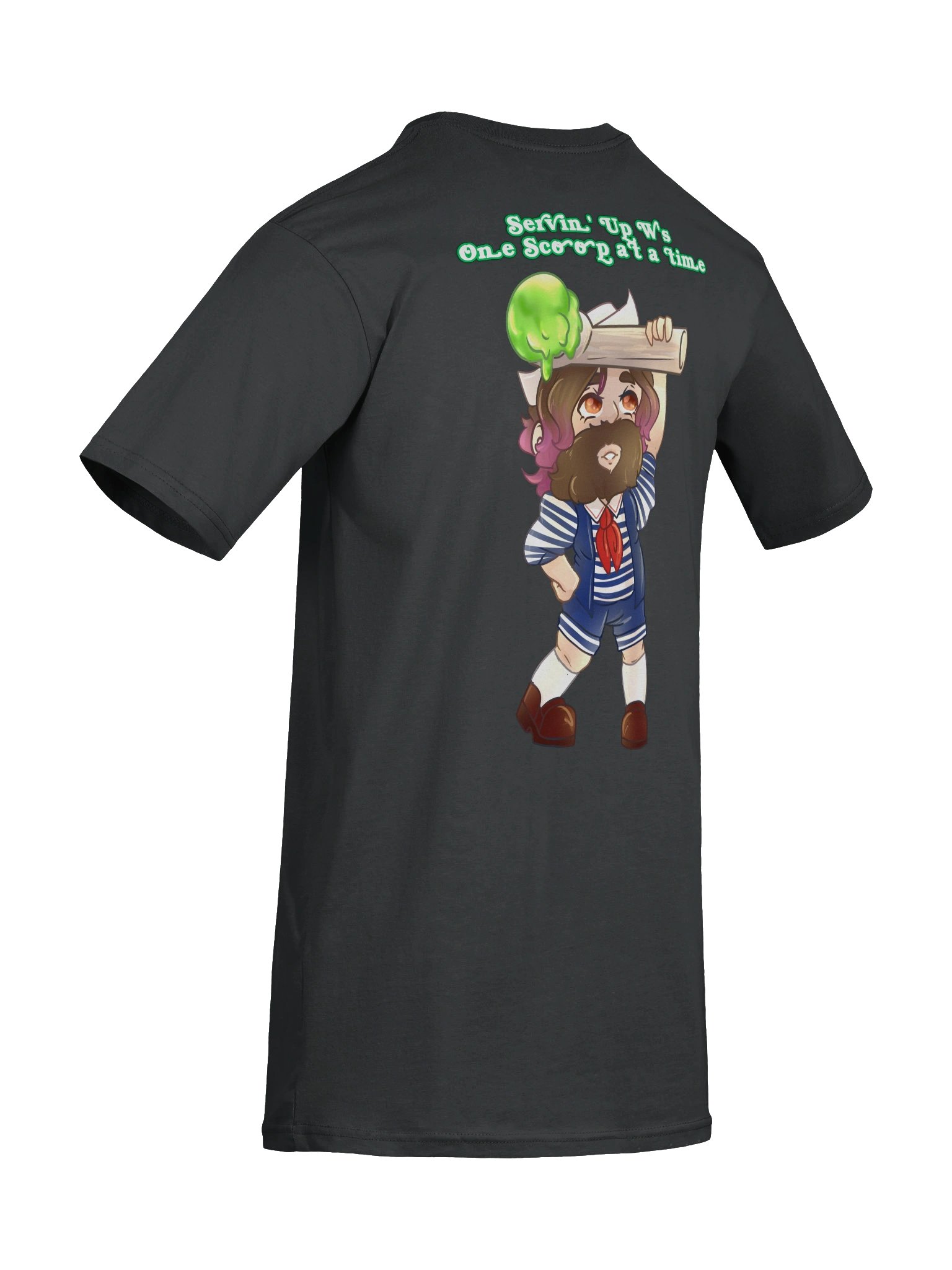 Servin' Scoops Ecto HEAVY T-SHIRT product image (46)