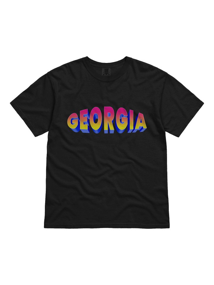 GEORGIA 3D Gradient Graphic Tee product image (1)