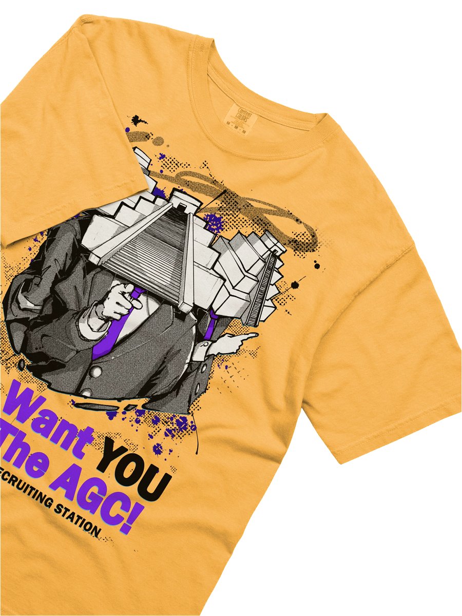 AGC RECRUIT TEE YELLOW product image (7)