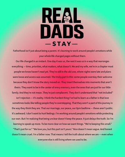 Day 135 Quote: Fatherhood flipped the script overnight. 
Me and my wife are living a chapter most people haven’t caught up to...