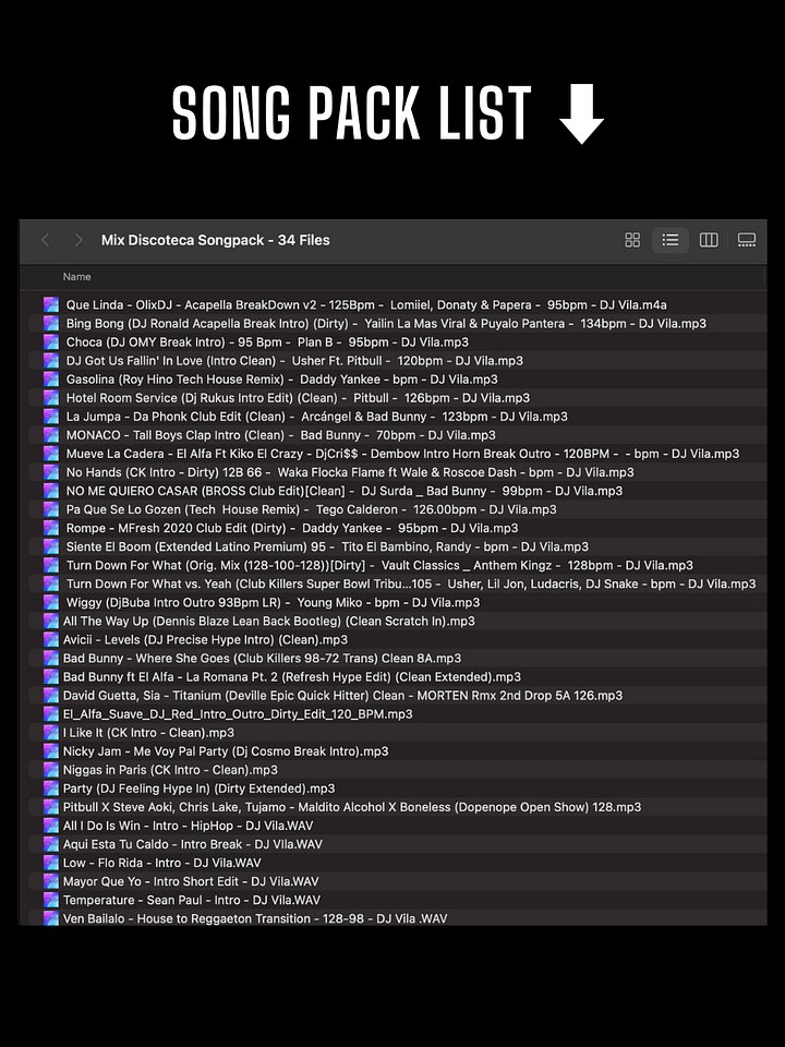 Mix Discoteca – Song Pack product image (2)