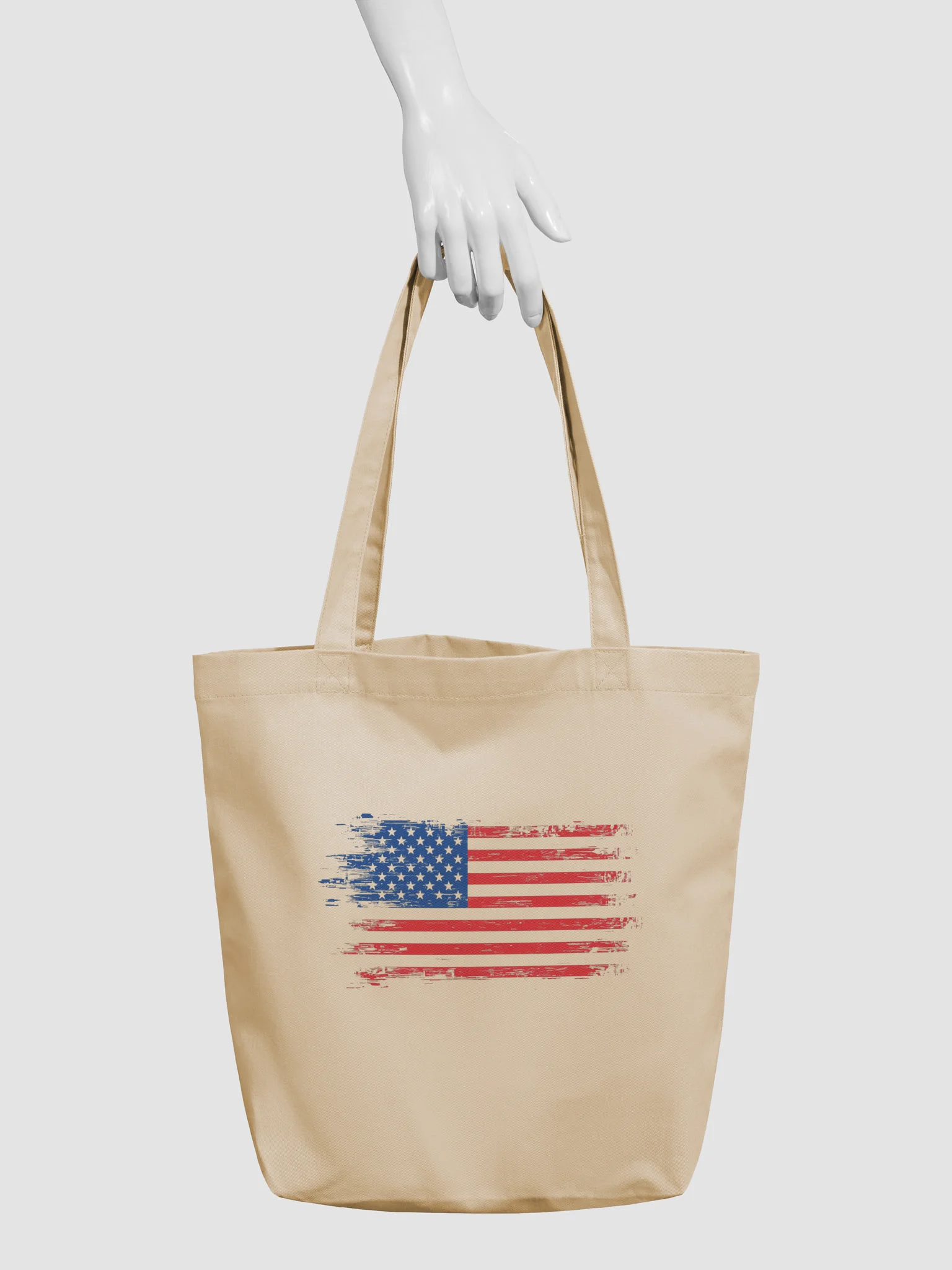 Distressed American Flag Tote Bag product image (3)