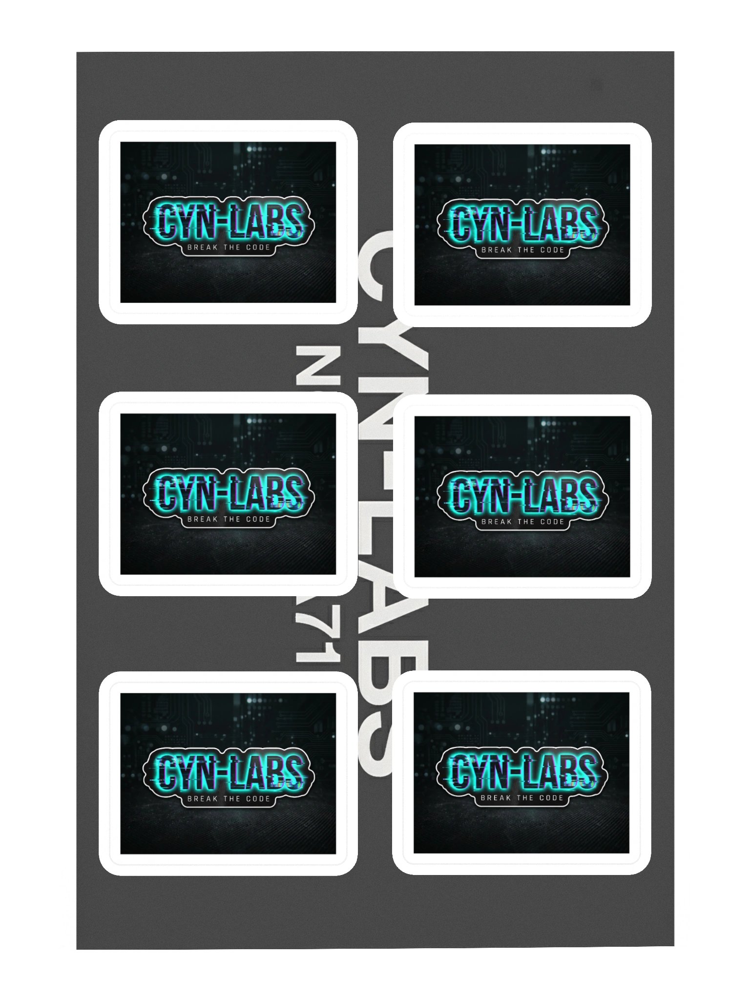 CYN-LABS // Break The Code Sticker Sheet product image (3)