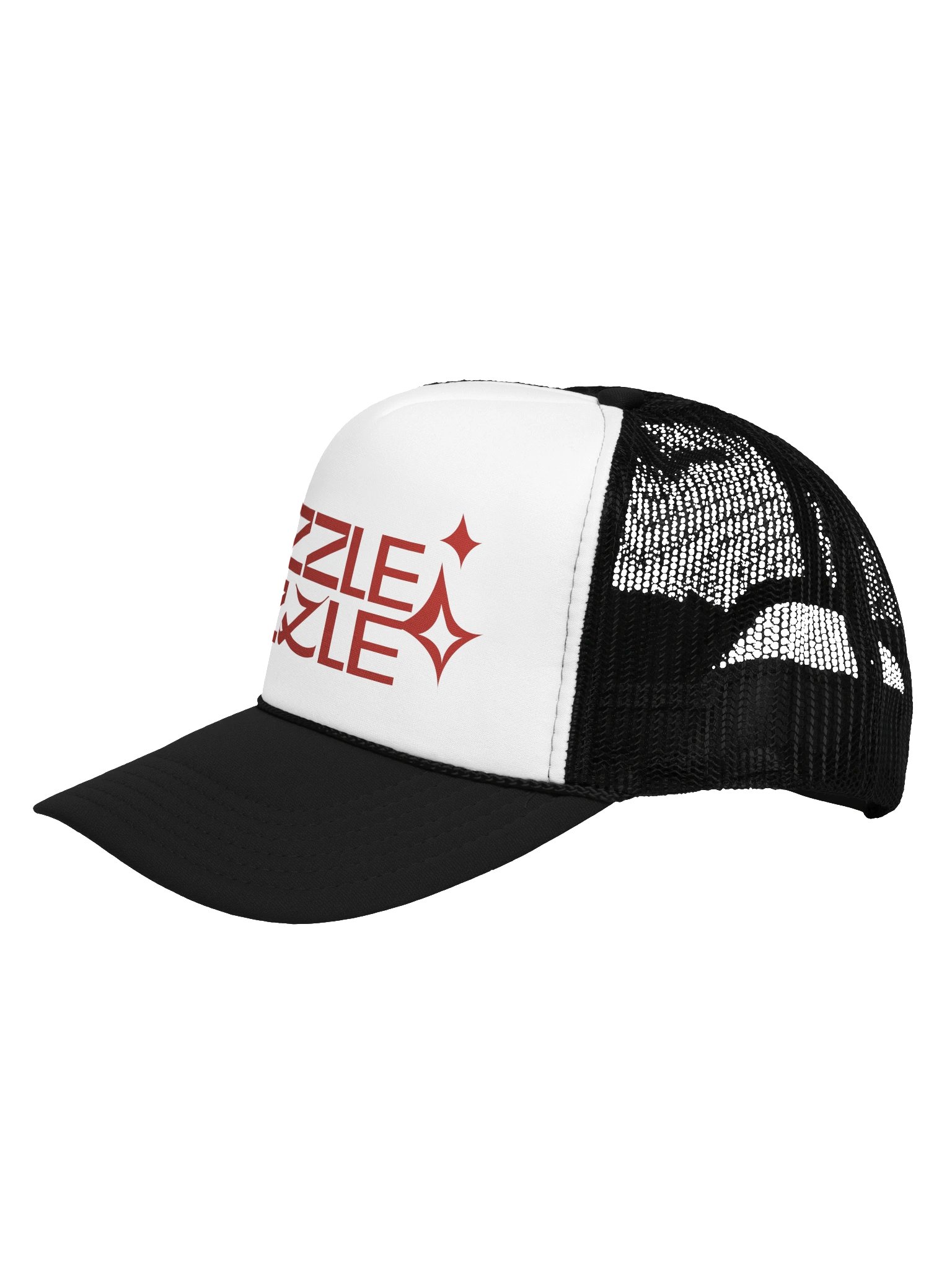 Razzle Dazzle Two Tone Trucker Hat (Red) product image (3)
