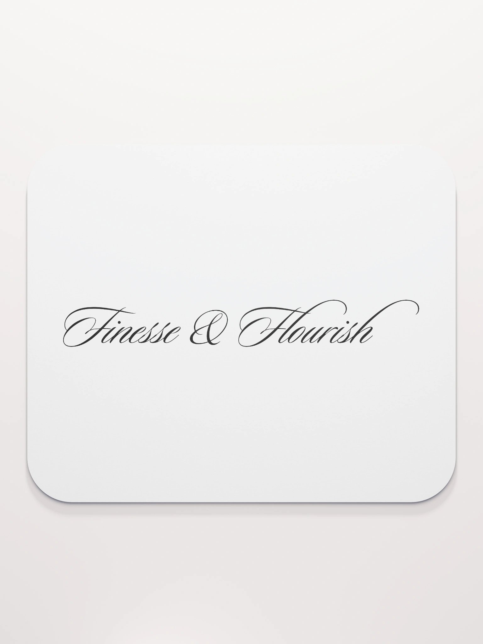 F&F Script Classic Mouse Pad product image (2)