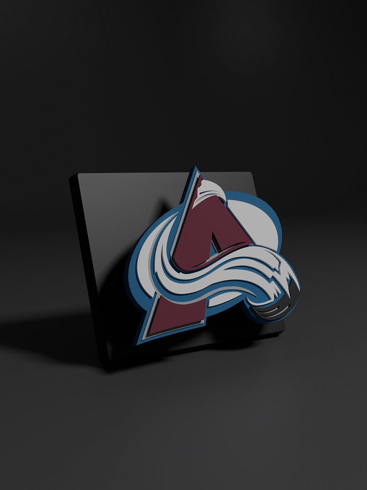 Colorado Avalanche 3D Printed Floating Logo Sign (Digital File Only) product image (1)