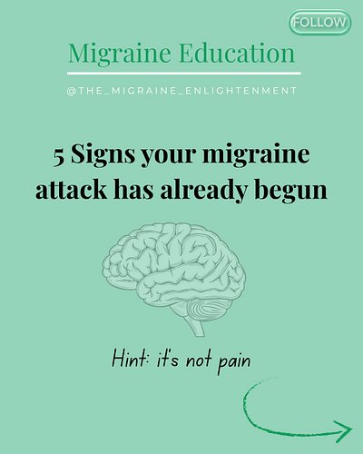 What's usually your first migraine symptom before the onset of pain?

———-
Hi! My name is Isabelle Sundberg. I’m a Swedish ph...