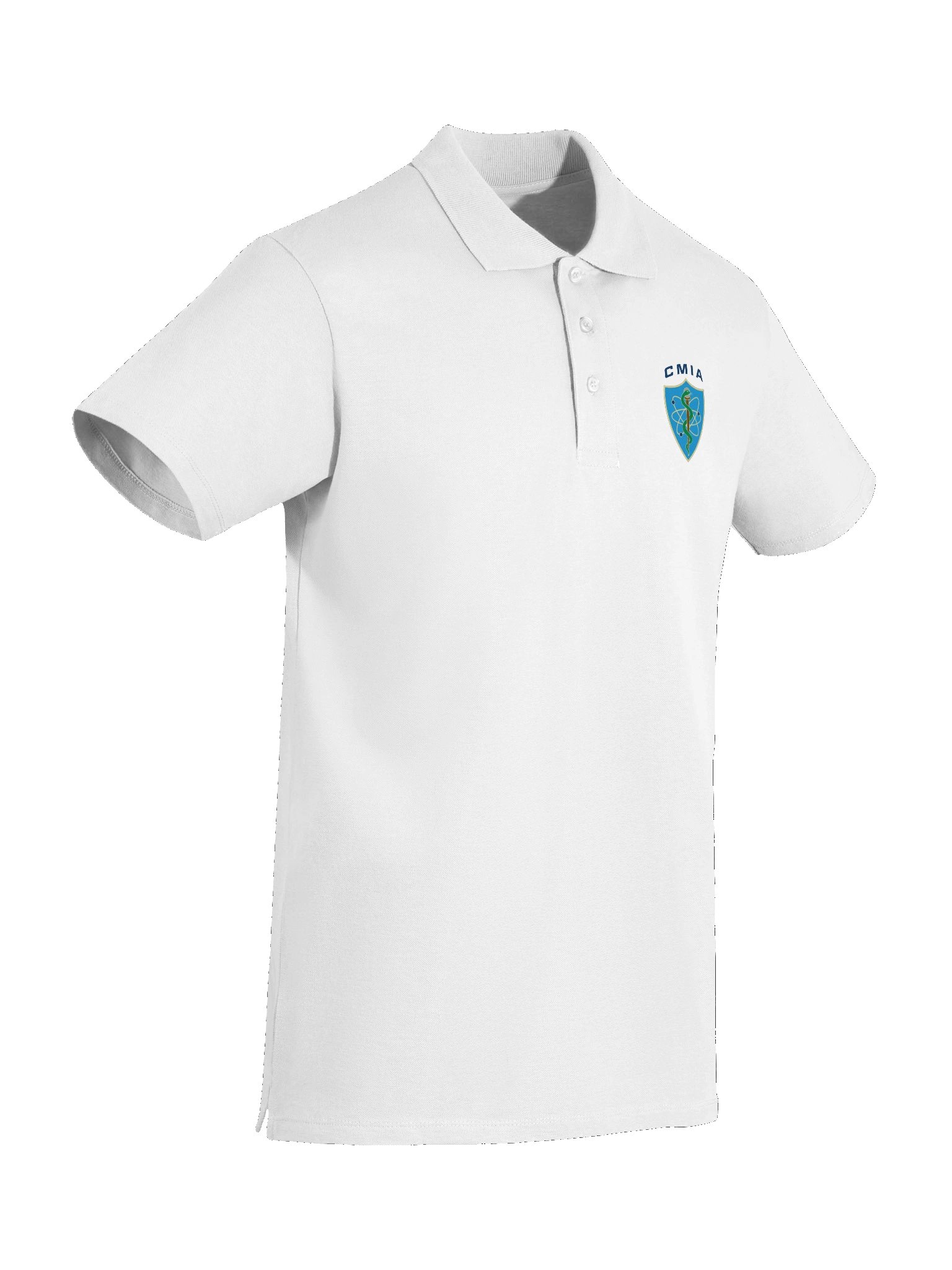 CMIA White/Light Premium Polo Shirt — Color Logo product image (6)