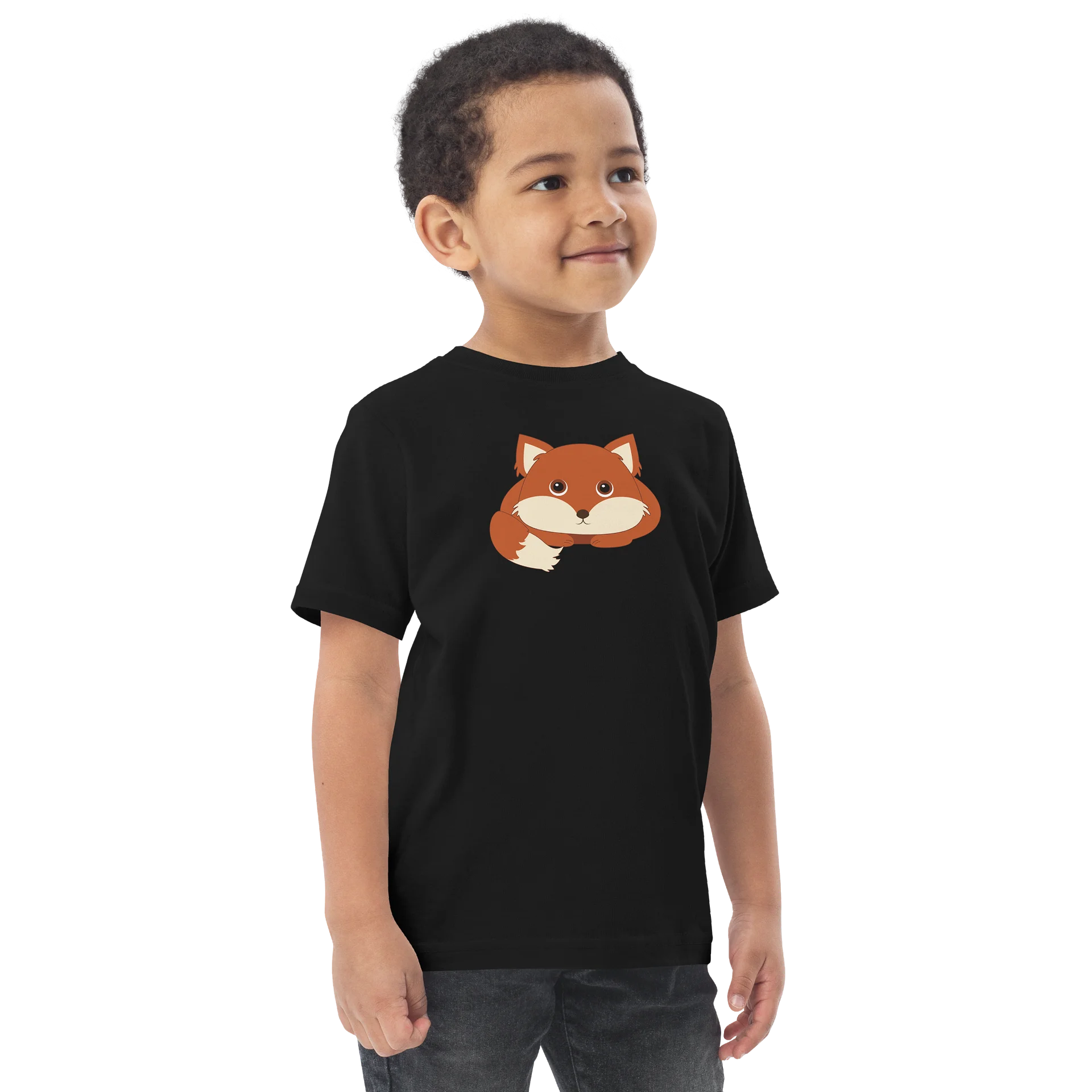 Woodland Animal Friends Fox Toddler Jersey T-Shirt product image (2)