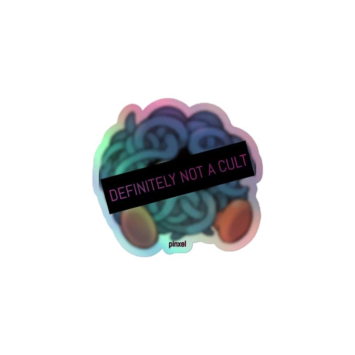 Definitely Not a Cult - Holo Sticker product image (1)