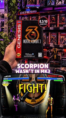 Only MK game with NO Scorpion 🤔 and it arrived today in 1995 on Sega Genesis.

It had new fighters, new finishers and a faste...